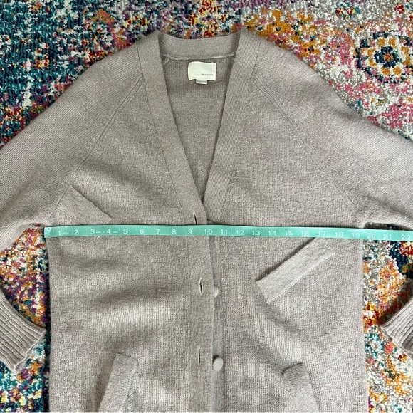 Band of Outsiders Mauve‎ Brown Mohair Cardigan sz small - Picture 15 of 16